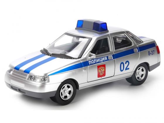 Автомобиль Технопарк Lada 110 Полиция инерционный 1 шт 18 см серебристый А553-Н11059