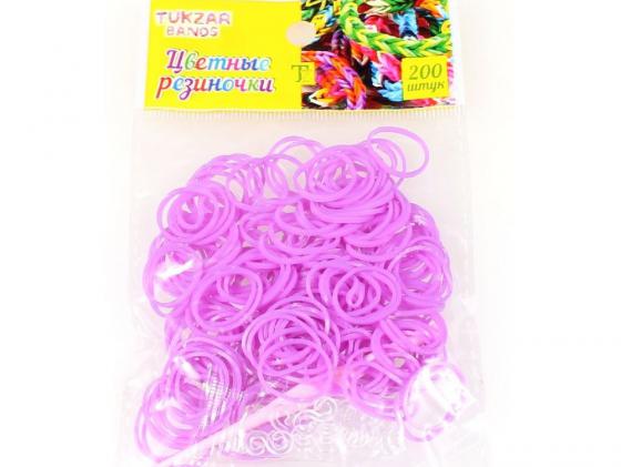 Набор для плетения TUKZAR TZ 12906 200 шт розовый
