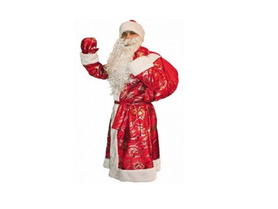 Карнавальный костюм КАРНАВАЛиЯ Дед Мороз взрослый 176 см 85049