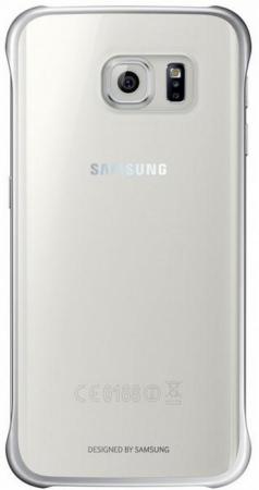 Чехол Samsung EF-QG925BSEGRU для Samsung Galaxy S6 Edge Clear Cover серебристый/прозрачный