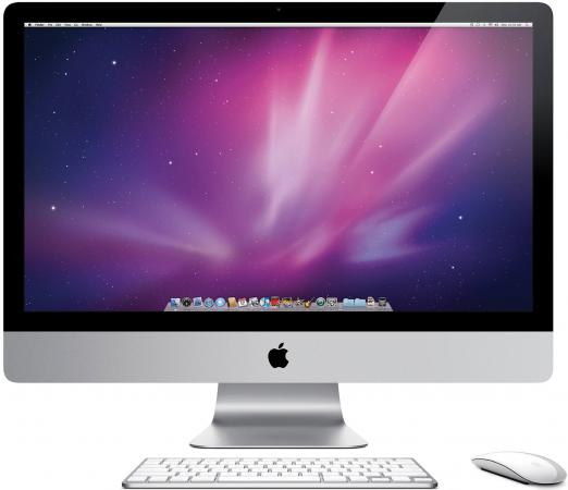 Моноблок Apple iMac 27" Retina 5K MK482RU/A IPS 5120x2880 глянцевый i5 3.3GHz 8Gb 2Tb Fusion AMD R9 M395-2Gb Bluetooth Wi-Fi серебристый OS X El Capitan