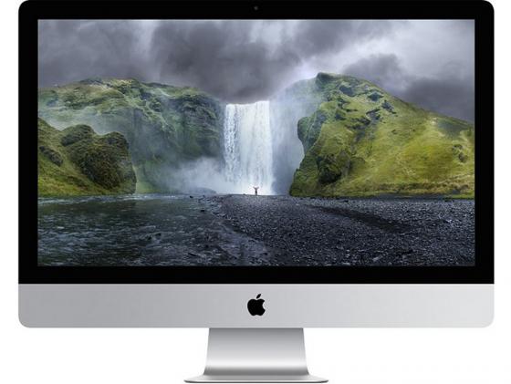 Моноблок Apple iMac 27" Retina 5K MK472RU/A IPS 5120x2880 глянцевый i5 3.2GHz 8Gb 1Tb Fusion AMD R9 M390-2Gb Bluetooth Wi-Fi серебристый OS X El Capitan