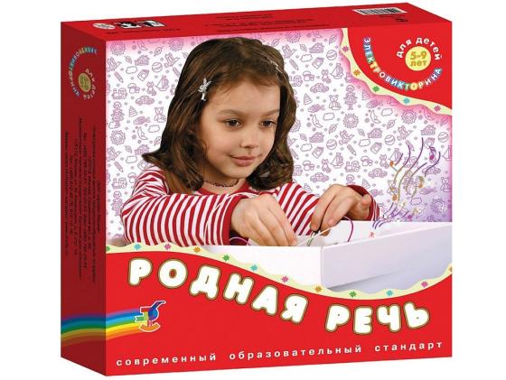 

Настольная игра развивающая ДРОФА Электровикторина Родная речь 1046