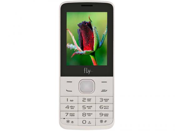 Мобильный телефон Fly FF242 белый 2.4" 32 Мб