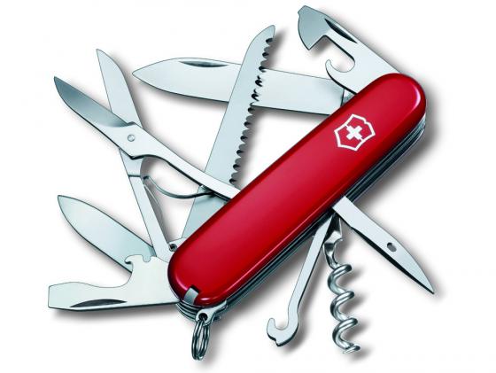 Нож перочинный Victorinox Huntsman 1.3713 91мм 15 функций красный
