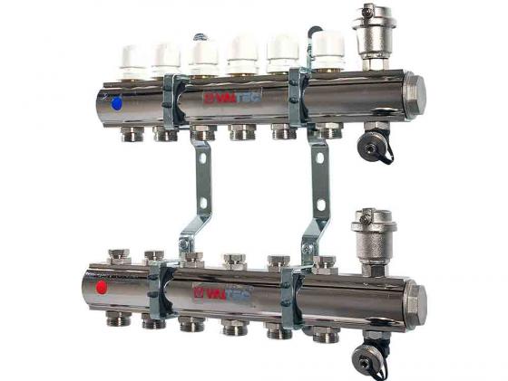 

Коллекторная группа в сборе, 1"х12 вых. Евроконус 3/4" VALTEC VTc.594.EMNX.0612