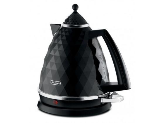 

Чайник DeLonghi KBI 2001 BK 2000 Вт 1.7 л пластик чёрный