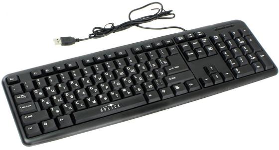 Клавиатура проводная Oklick 180M PS/2 черный