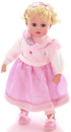 Кукла КАРАПУЗ Милана реагирует на смену положения 60 см говорящая (в бело-розовом) T2944-R