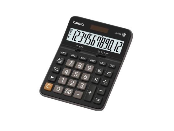 Калькулятор Casio DX-12B 12-разрядный коричневый/черный