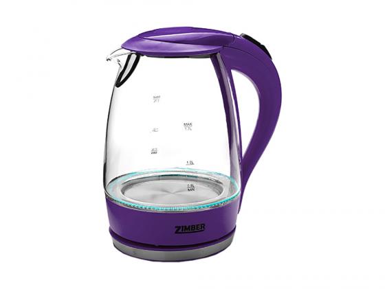Чайник Zimber ZM-10823 2200 Вт 1.7 л пластик/стекло фиолетовый
