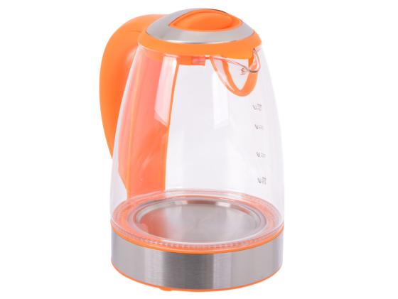 Чайник ENDEVER 317G-KR 2400 Вт оранжевый прозрачный 1.8 л пластик/стекло