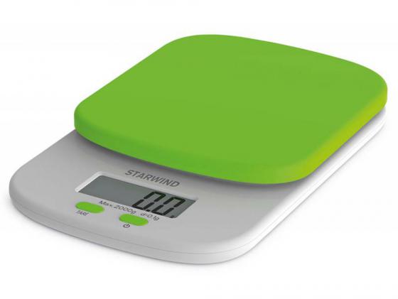 Весы кухонные StarWind SSK2155 зелёный