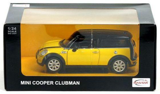 Автомобиль Rastar Mini Clubman открываются двери и капот 1:24 37400