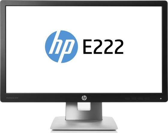 Монитор 22" HP EliteDisplay E222 черный IPS 1920x1080 250 cd/m^2 7 ms HDMI VGA USB DisplayPort M1N96AA