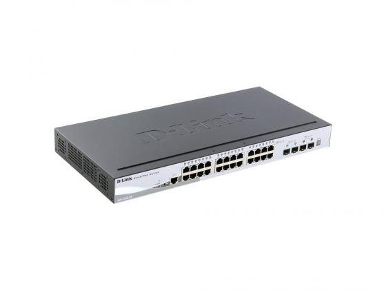 Коммутатор D-Link DGS-1510-28X/ME/A1A управляемый 24 порта 10/100/1000Mbps 4xSFP
