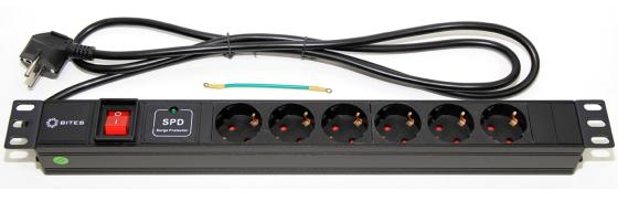 

Блок розеток 5bites PDU619A-06 6 розеток 1.8 м черный