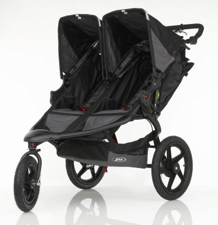 Прогулочная коляска для двоих детей BOB Revolution PRO Duallie (black)