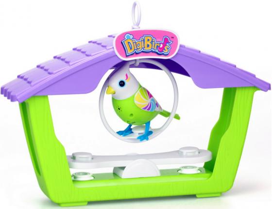 Интерактивная игрушка Silverlit DigiBirds Птичка с домиком от 3 лет розовый с розовой грудкой 88400
