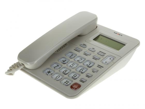 Телефон проводной Texet TX-254 серый