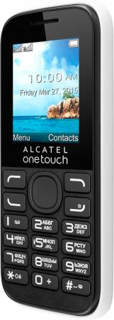 Мобильный телефон Alcatel OneTouch 1052D белый 1.8"