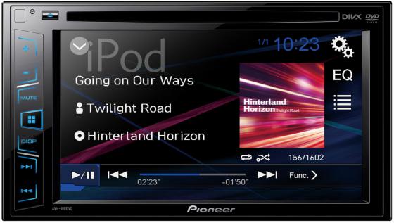 Автомагнитола Pioneer AVH-180 6.2" USB MP3 CD DVD FM RDS 2DIN 4x50Вт черный