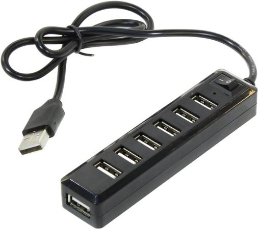 Концентратор USB 2.0 ORIENT KE-720 7 x USB 2.0 черный