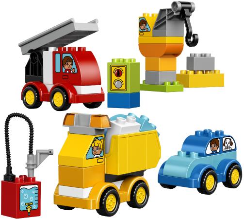 

Конструктор LEGO Duplo Мои первые машинки 36 элементов 10816