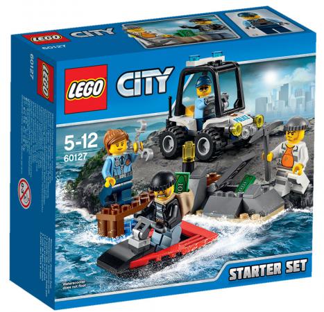 Конструктор Lego City Набор для начинающих: Остров-тюрьма 92 элемента 60127