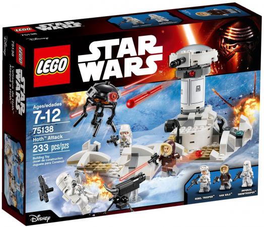 Конструктор Lego Star Wars Нападение на Хот 233 элемента 75138
