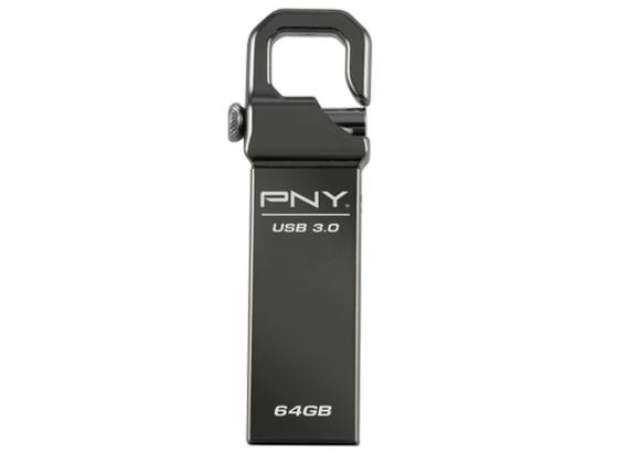 Флешка USB 64GB PNY Hook Attache FDU64GBHOOK30-EF черный