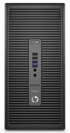 Системный блок HP ProDesk 600 G2 MT i3-6100 3.7GHz 4Gb 500Gb HD4400 DVD-RW Win7Pro Win10 клавиатура мышь черный T4J55EA