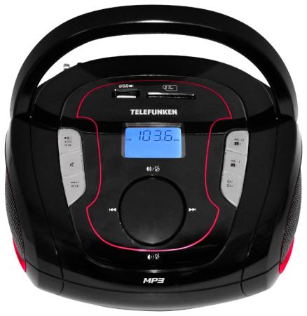 

Магнитола Telefunken TF-SRP3471B черно-красный