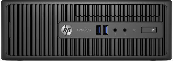 Системный блок HP ProDesk 400 G3 SFF i3-6100 3.7GHz 4Gb 1Tb HDG4400 DVD-RW DOS клавиатура мышь черный T4R77EA