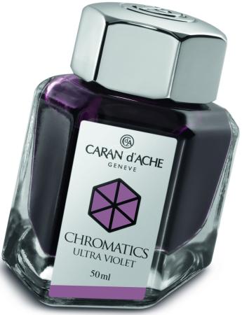 Флакон с чернилами Carandache Chromatics Ultraviolet чернила фиолетовый 50мл 8011.099