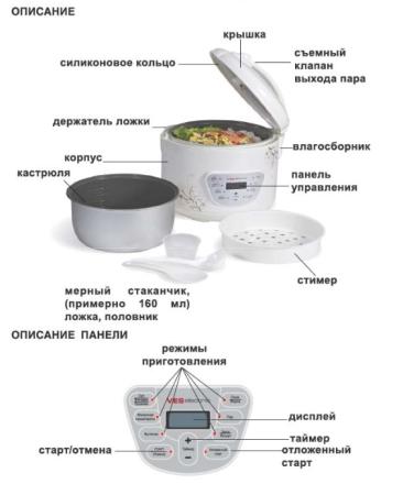 Мультиварка VES SK-A14