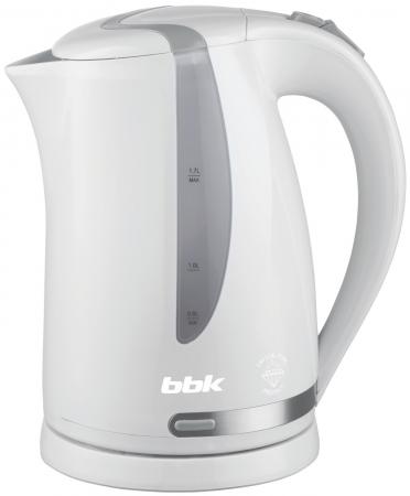 Чайник BBK EK1708P 2200 Вт белый серебристый 1.7 л пластик
