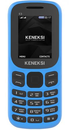 Мобильный телефон KENEKSI E3 синий 1.77"
