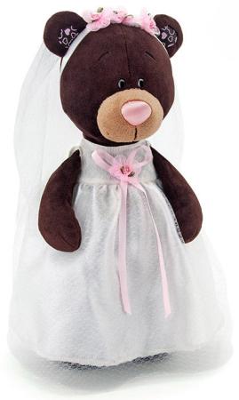 Мягкая игрушка медведь Orange Milk невеста 30 см коричневый текстиль М5041/30