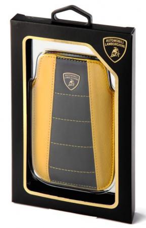 Чехол iMOBO Lamborghini Gallardo-D1 для iPhone 4S iPhone 4 чёрный желтый