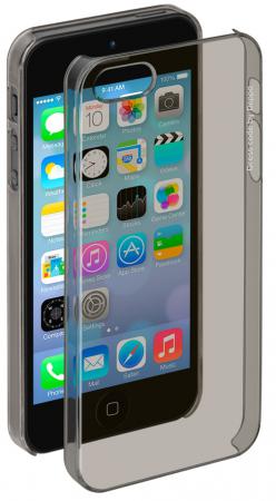 Чехол Deppa 69004 для iPhone 5 iPhone 5S iPhone SE чёрный прозрачный + плёнка