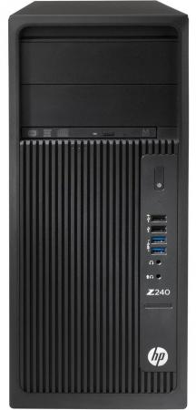 Системный блок HP Z240 TW i7-6700 3.4GHz 16Gb 512Gb HD530 DVD-RW Win7Pro Win10Pro клавиатура мышь черный J9C07EA