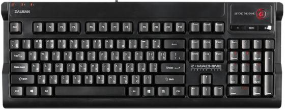 Клавиатура проводная Zalman ZM-K600S USB + PS/2 черный