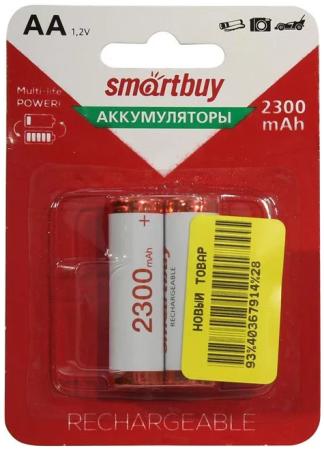 Аккумулятор 2300 mAh Smart Buy SBR-2A02BL2300 AA 2 шт