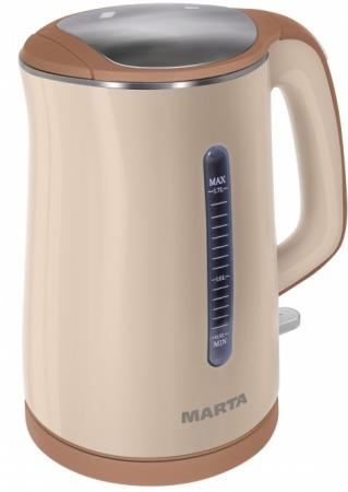 Чайник Marta MT-1065 1700 Вт 1.7 л металл/пластик бежевый