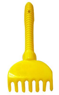 Грабли Полесье №6 7093 жёлтый набор тачки 25 ведро большое с наклейкой лопата 6 грабли 67258