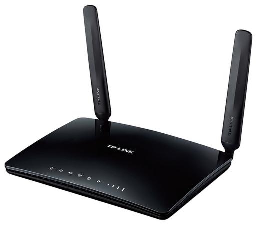 Wi-Fi роутер TP-LINK Archer MR200 802.11aс 100Mbps 2.4 ГГц 5 ГГц 4xLAN Разъем для SIM-карты черный