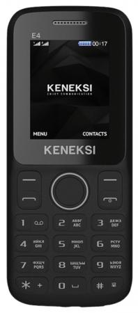 Мобильный телефон KENEKSI E4 черный 1.77"