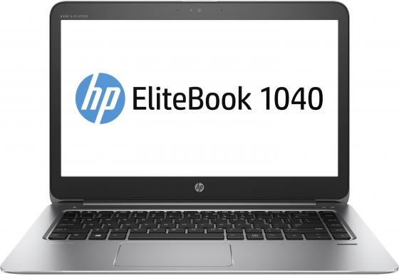 Ноутбук HP EliteBook Folio 1040 G3 14" 2560x1440 Intel Core i5-6200U SSD 256 8Gb Intel HD Graphics 520 серебристый Windows 7 Professional + Windows 10 Professional V1A75EA