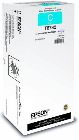 

Картридж Epson C13T878240 для WF-R5190DTW/R5690DTWF голубой 50000стр